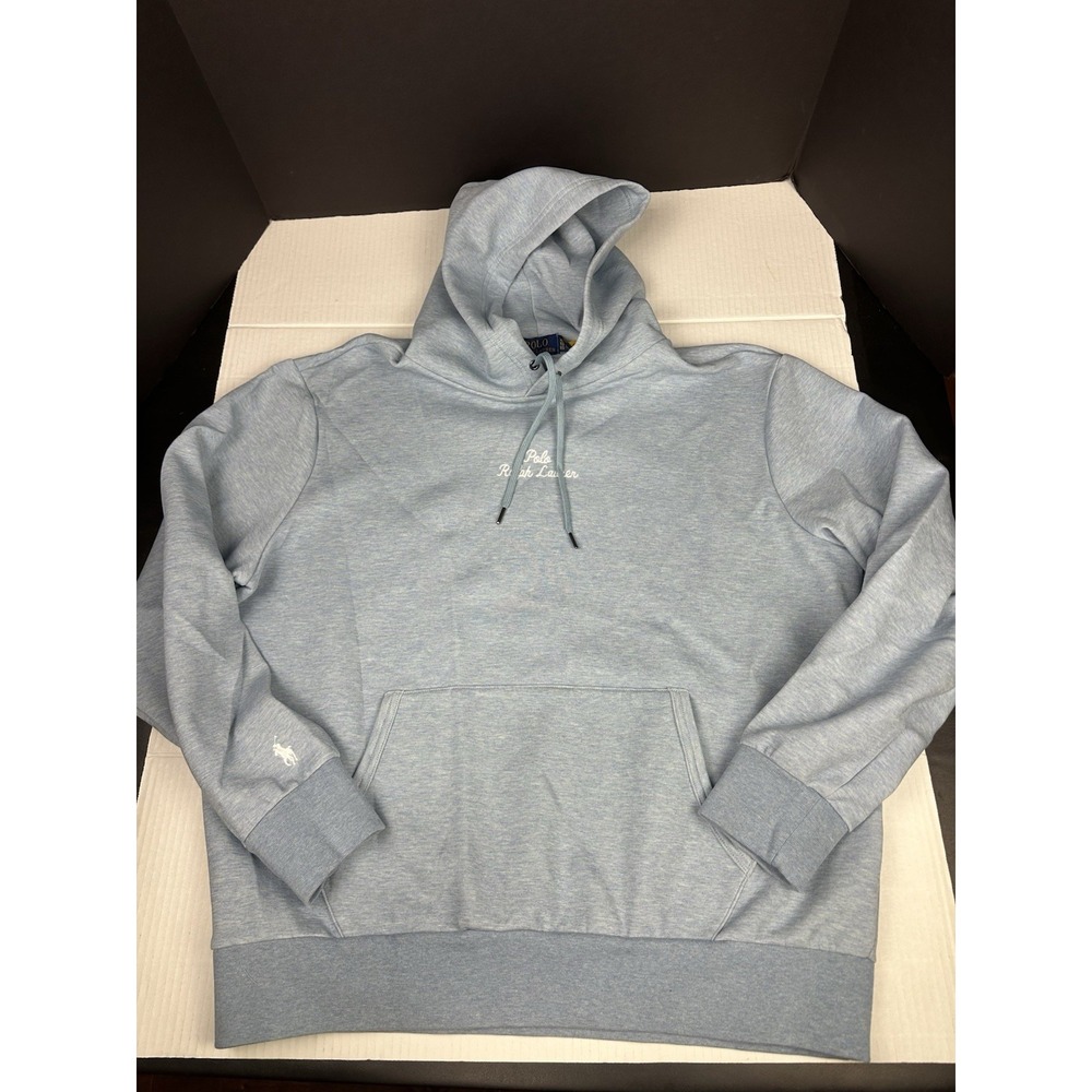 Polo Ralph Lauren Casual Pullover Hoodie Mod Blue Men's Size XL